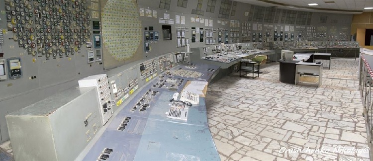 ЧАЭС, БЩУ-4, место откуда пошла авария и взрыв 4-го реактора