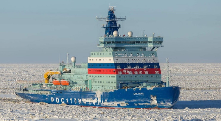 Атомный ледокол «Арктика» сопровождает газовоз «Алексей Косыгин» в его первой доставке СПГ Атомный ледокол «Арктика» сопровождает газовоз «Алексей Косыгин» в его первой доставке СПГ