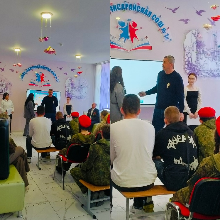 Встреча со школьниками и преподавателями МБОУ "СОШ №1" г. Бахчисарай. Встреча со школьниками и преподавателями МБОУ "СОШ №1" г. Бахчисарай.