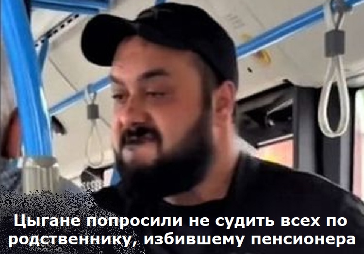 Цыгане попросили не судить всех по родственнику, избившему пенсионера Цыгане попросили не судить всех по родственнику, избившему пенсионера