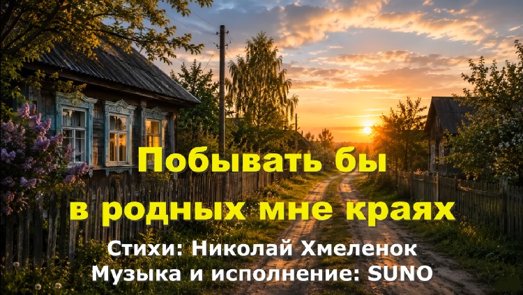 Побывать бы в родных мне краях Побывать бы в родных мне краях